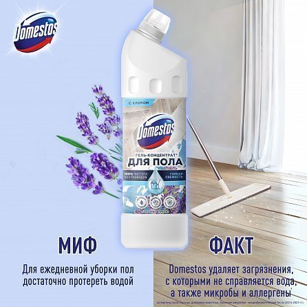 Гель-концентрат для пола Domestos Горная свежесть 2