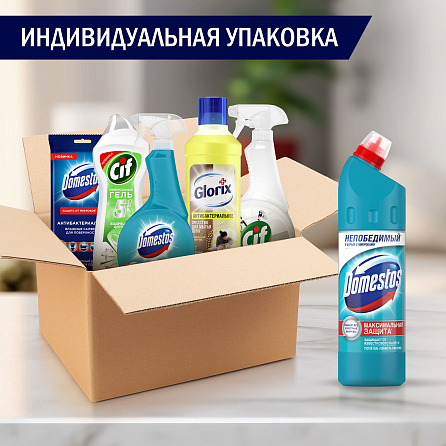 Сиф, Глорикс, Доместос универсальный набор чистящих средств 6в1: гели, спреи, салфетки для гигиены и уборки во всем доме 2
