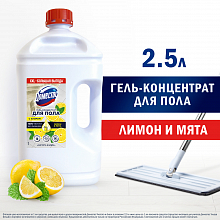 Гель-концентрат для пола Доместос Лимон и мята 2500 мл