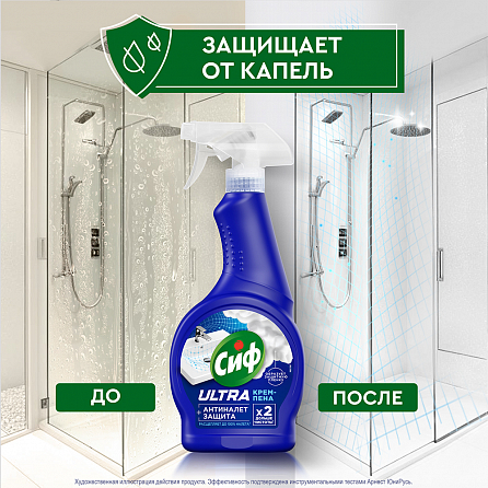 КРЕМ-ПЕНА СИФ  ULTRA АНТИНАЛЕТ+ЗАЩИТА 4