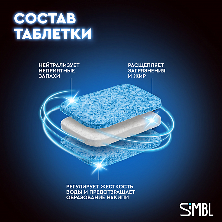 Таблетки для посудомоечной машины O2 Power Сила Кислорода, 50 шт. 3