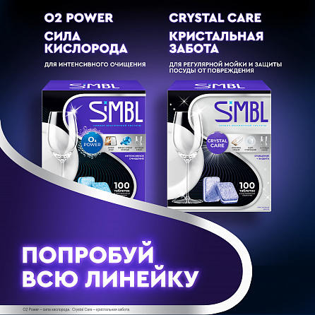 Таблетки для посудомоечной машины Crystal Care Кристальная забота, 100 шт. 13