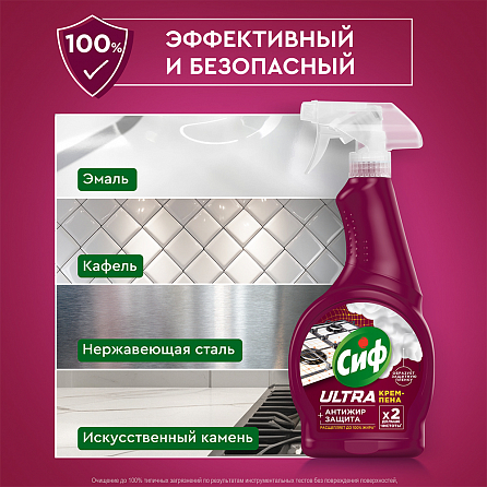 КРЕМ-ПЕНА СИФ ULTRA АНТИЖИР+ЗАЩИТА 6