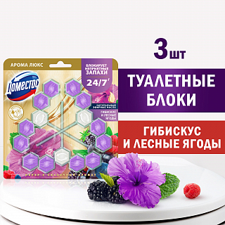 Блок для унитаза Доместос Арома Люкс Сказочный аромат